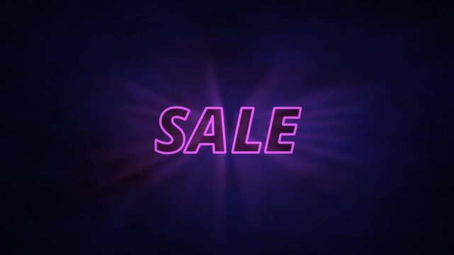 Animated lettering &ldquo;Sela&rdquo; with smooth effects of pink neon illumination appearance. Stylish typography make this futage a great choice for screensavers, video presentations, commercials and creative p