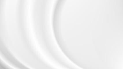 Abstract wrinkles white silk cloth fabric wave overlapping with light and shadow. white and gray texture background. copy space for web design. vector illustration	
