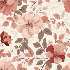 bohemian stile mit blumen  elegant mit gedeckten farben altrosa und was passend ist muster