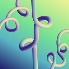 Fototapeta premium Abstract Gradient Spiral 