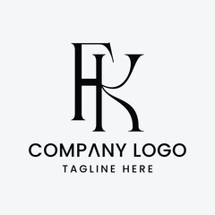 Initial Letter FK logo Design Outstanding Creative Modern Symbol  Sign