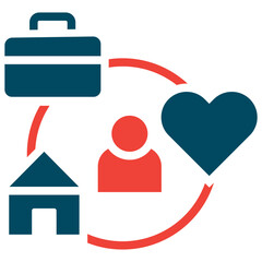 Work Life Balance Icon