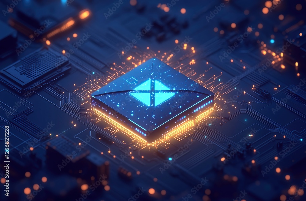 Aufkleber digital communication: exploring futuristic chip designs for secure messaging and enhanced data tran