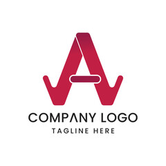 Initial Letter A logo Design Outstanding Creative Modern Symbol  Sign