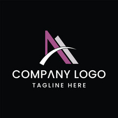 Initial Letter A logo Design Outstanding Creative Modern Symbol  Sign