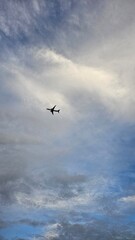airplane in the sky