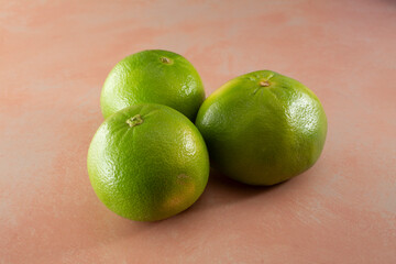 A view of some melogold grapefruit.
