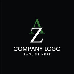 Initial Letter AZ logo Design Outstanding Creative Modern Symbol  Sign