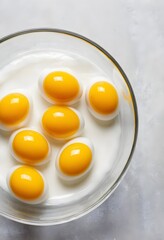 fried eggs in a frying pan