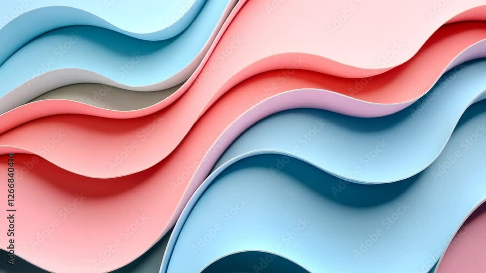 Poster waves of color and texture inspire creativity in abstract design and art. generative ai