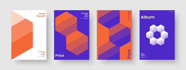 Obraz premium Isolated Report Template. Creative Flyer Layout. Abstract Background Design. Book Cover. Brochure. Business Presentation. Poster. Banner. Journal. Notebook. Portfolio. Newsletter. Pamphlet