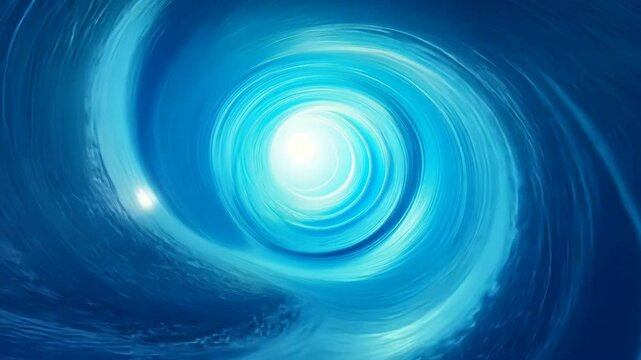 Mesmerizing Ocean Spiral: A Stunning Abstract Representation of Aquatic Motion