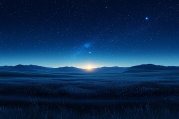 Fototapeta premium milky way in night sky