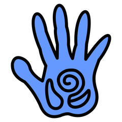 Fototapeta premium Healing Hand Icon