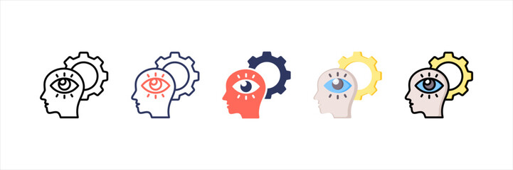 Vision Multistyle Icon Set