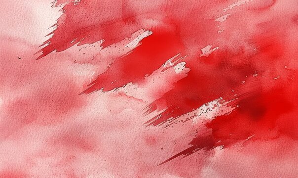 A red background with red brush strokes