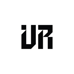 VR monogram logo design letter text name symbol monochrome logotype alphabet character simple logo