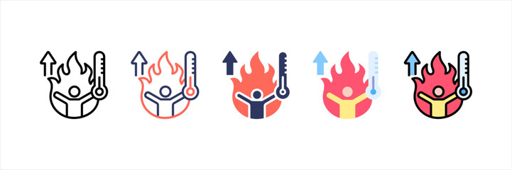 Warming Up Multistyle Icon Set
