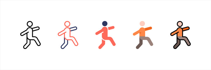 Lunge Multistyle Icon Set