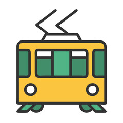 tram illustration
