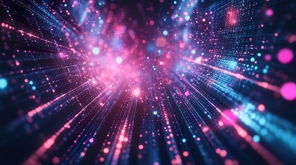 Abstract Stock Data Linescape
