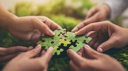 Green Business Jigsaw Solution