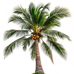 Obraz premium palm tree isolated on white