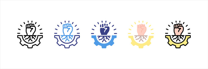 Grassroots Multistyle Icon Set