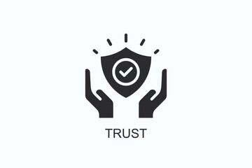 Trust Icon Or Logo Isolated Illustration