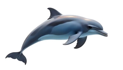 Dolphin Leaping Ocean Wildlife Animal Photo