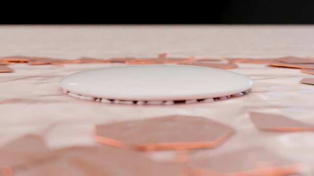 Microdermabrasion and Skin dead cells exfoliation with lotion. Dry and rough skin outer layer peel, skin tissues peeling, Skin surface care, beauty treatment, Process of removing scrub, 3d render