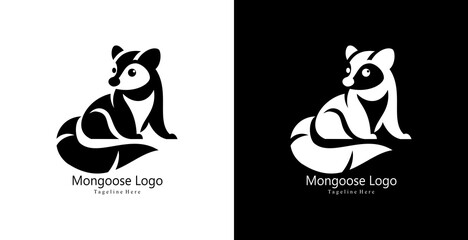 modern style civet shaped logo design