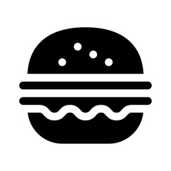 Burger Icon - Minimalist Simple Icon