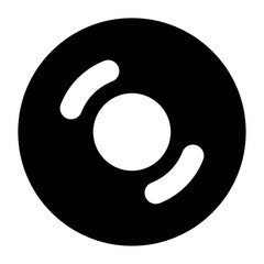 Disk Icon - Minimalist Simple Icon