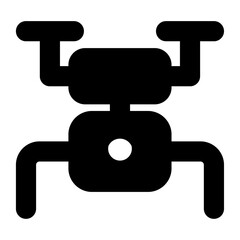 Drone Icon - Minimalist Simple Icon