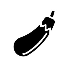 Eggplant Icon - Minimalist Simple Icon