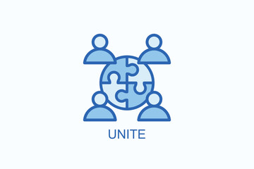 Unite Icon Or Logo Isolated Illustration