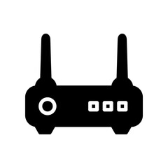 Wifi Router Icon - Minimalist Simple Icon