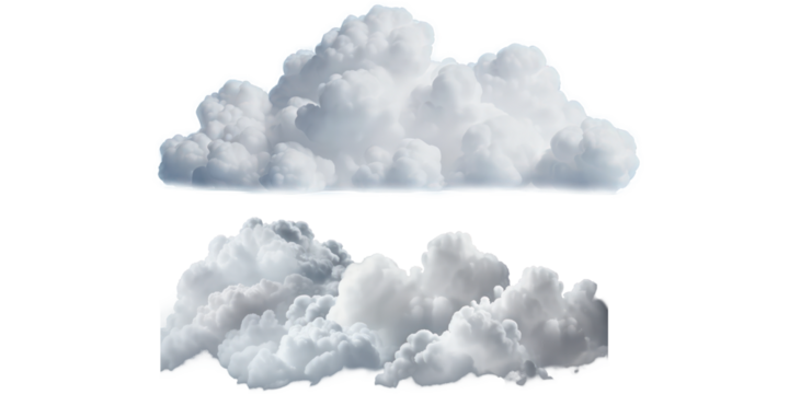 Transparent Clouds Background - Soft, Ethereal Sky Overlay for Design and Editing, transparent clouds