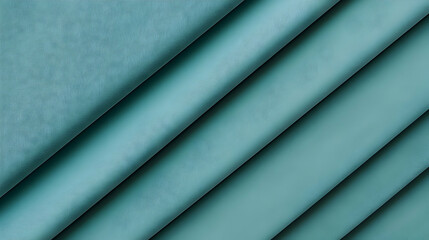 Obraz premium Teal fabric folds, studio shot, textile texture background, design resource