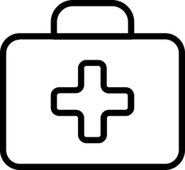 First aid kit icon 