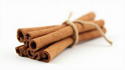 Bundle of Cinnamon Sticks Tied with Twine
