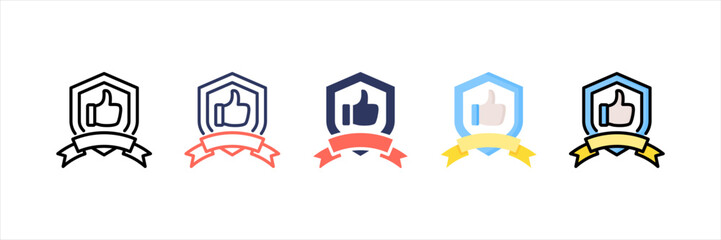 Worth Multistyle Icon Set