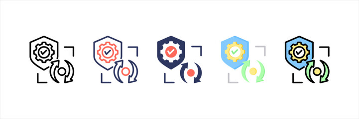 Maintenance Multistyle Icon Set