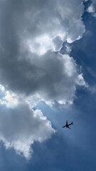 blue sky with clouds