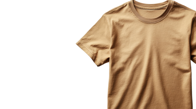 classic t-shirt transparent on white background.