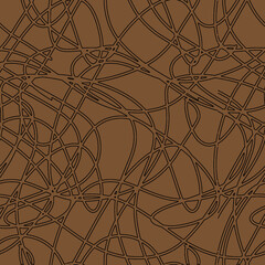 Seamless patterns Natural linen texture as background
