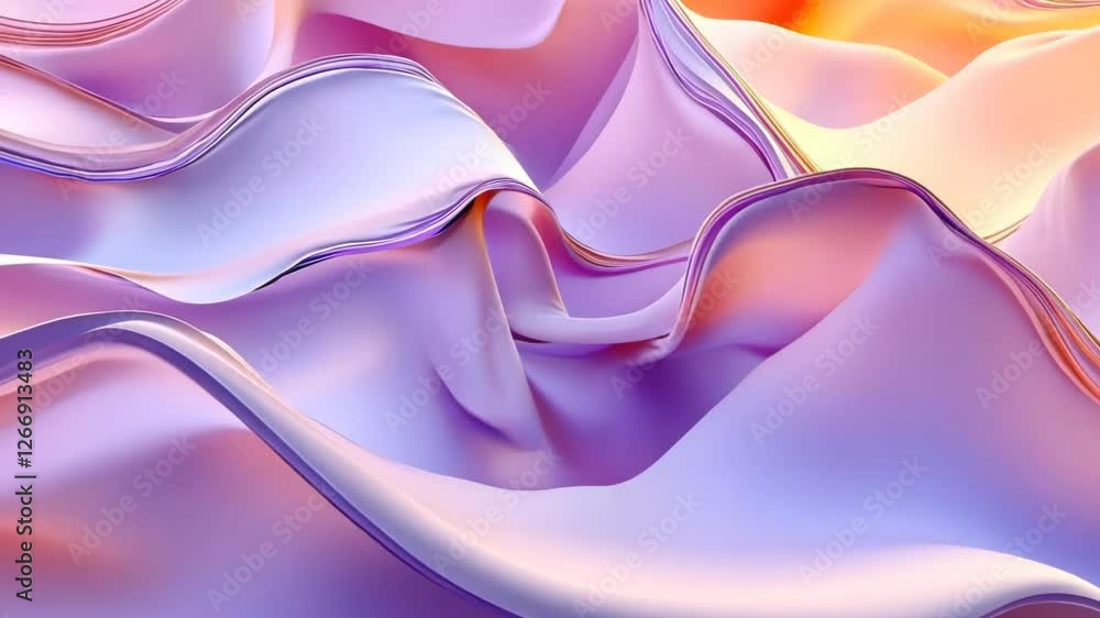 Poster explore a mesmerizing landscape of flowing colors and delicate textures shaped by light and shadow. 
