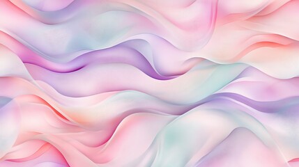 Obraz premium Soft Pastel Fluid Abstract Background with Wavy Gradient Textures
