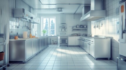 Stainless Steel Commercial Kitchen Design: Modern, Clean, and Efficient